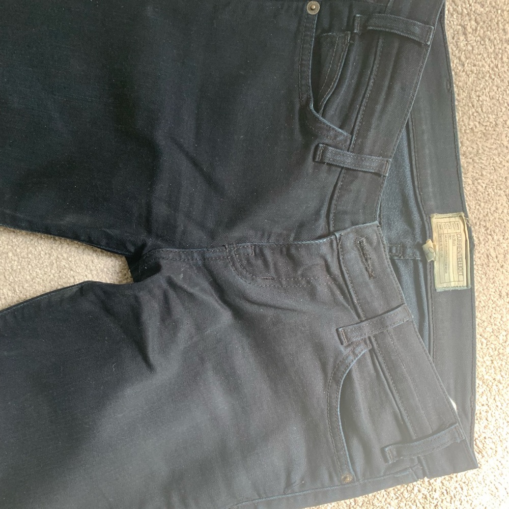 Current/Elliott dark blue skinny jeans